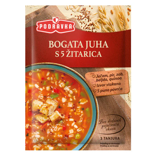 Podravka Hearty Vegetable Soup with 5 Grains