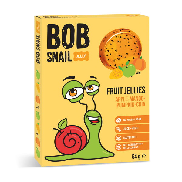 Bob Snail Apple Mango Pumpkin Chia Fruit Jellies