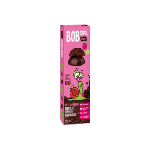 Bob Snail Apple Raspberry Chocolate Covered Fruit Crush