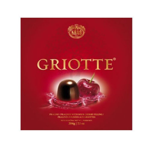 Kras Griotte Pralines with Sour Cherry Filling