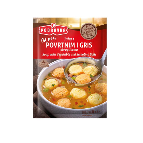 Podravka Vegetable Soup with Semolina Balls