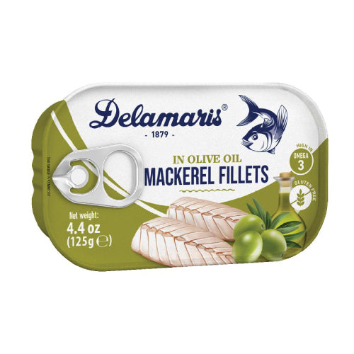 Delamaris Mackerel Fillets in Olive Oil