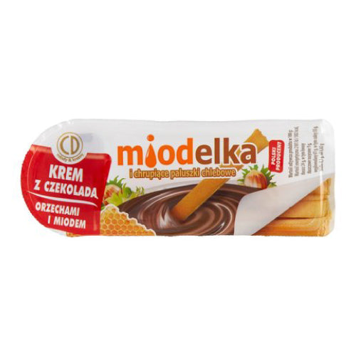 Miodelka Hazelnut Spread with Breadsticks