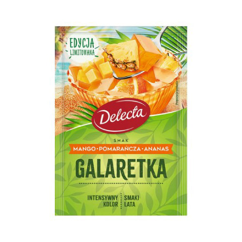 Delecta Mango, Orange & Pineapple Gelatin Mix