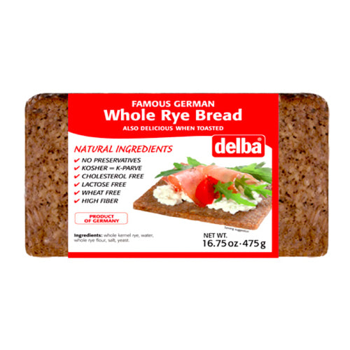 Delba Famous German Whole Rye Bread