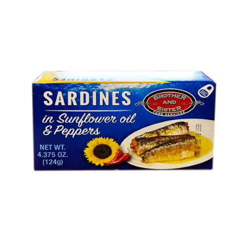 Brother & Sister Sardines in Sunflower Oil & Peppers