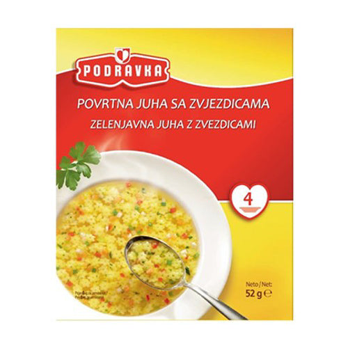 Podravka Vegetable Soup with Pasta Stars