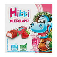 Hibbi Milk Chocolate with Strawberry Yogurt Filling