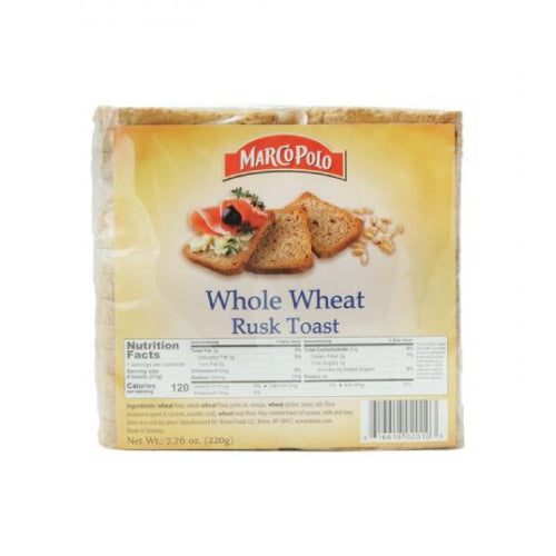 Marco Polo Whole Wheat Rusk Toast
