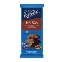 E. Wedel 50% Mild Dark Chocolate Bar