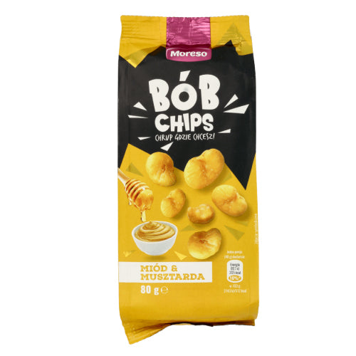 Moreso Bob Fava Bean Chips Honey & Mustard Flavor