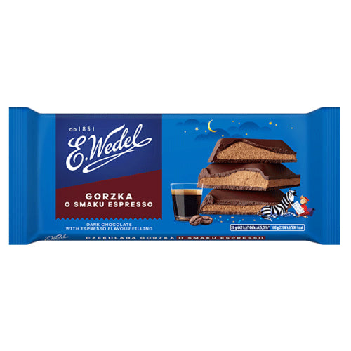 E. Wedel Dark Espresso Flavor Chocolate Bar