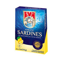 Eva Adriatic Sardines in Vegetable Oil with Lemon