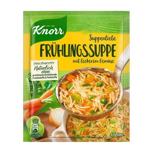 Knorr Spring Soup with Vegetables House Ziggys Kielbasa –