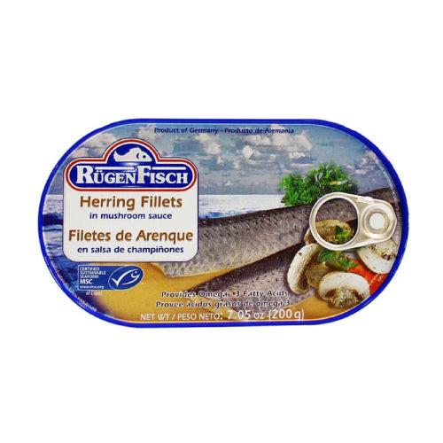Rugen Fisch Herring Fillets in Mushroom Sauce