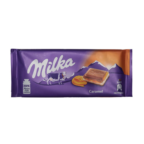 Milka Caramel Chocolate Bar