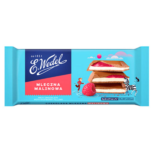 E. Wedel Raspberry Milk Chocolate Bar