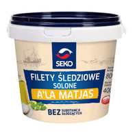 Seko Salted Herring Fillets Pail