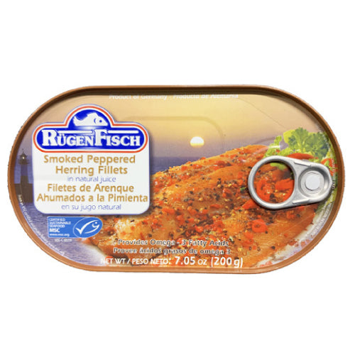 RugenFisch Smoked Peppered Herring Fillets