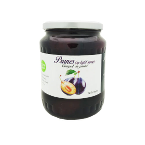Livada Prunes in Light Syrup
