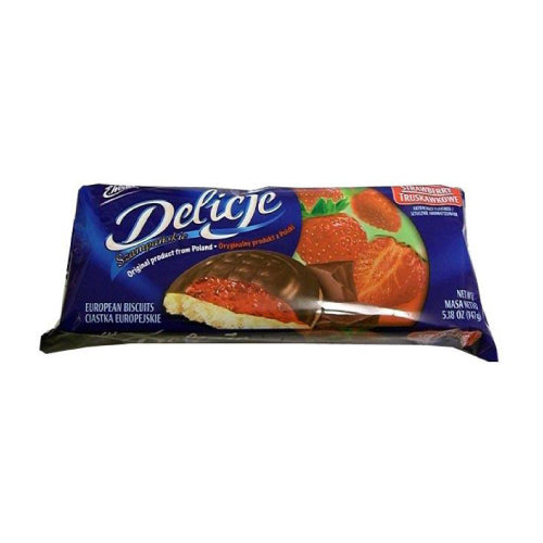 Kraft Delicje Strawberry Biscuits