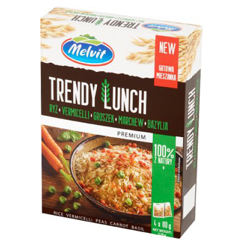 Melvit Trendy Lunch with Rice, Vermicelli, Peas, Carrot & Basil